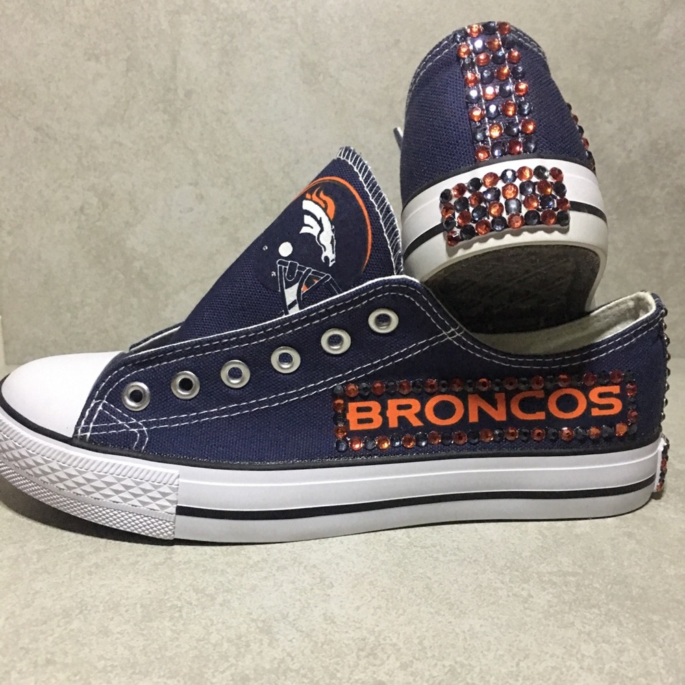 COMPASS BRAND NFL BRONCOS BLING WOMEN’S SHOES!